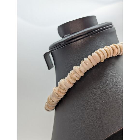 Vintage Genuine X-Large Up to 15mm Puka Shell Barrel Clasp 16.5" Necklace - Picture 3 of 7